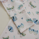 Little Joy Co. Luna Moths Bamboo Zippy Romper Footed for Babies All Sizes - Everetts Place Boutique - 