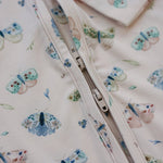 Little Joy Co. Luna Moths Bamboo Zippy Romper Footed for Babies All Sizes - Everetts Place Boutique - 
