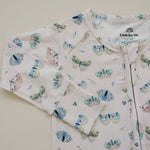 Little Joy Co. Luna Moths Bamboo Zippy Romper Footed for Babies All Sizes - Everetts Place Boutique - 