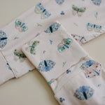 Little Joy Co. Luna Moths Bamboo Zippy Romper Footed for Babies All Sizes - Everetts Place Boutique - 