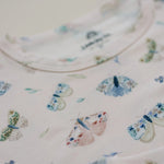 Little Joy Co. Luna Moths Two Piece Bamboo Pajamas Breathable Sleepwear - Everetts Place Boutique - 