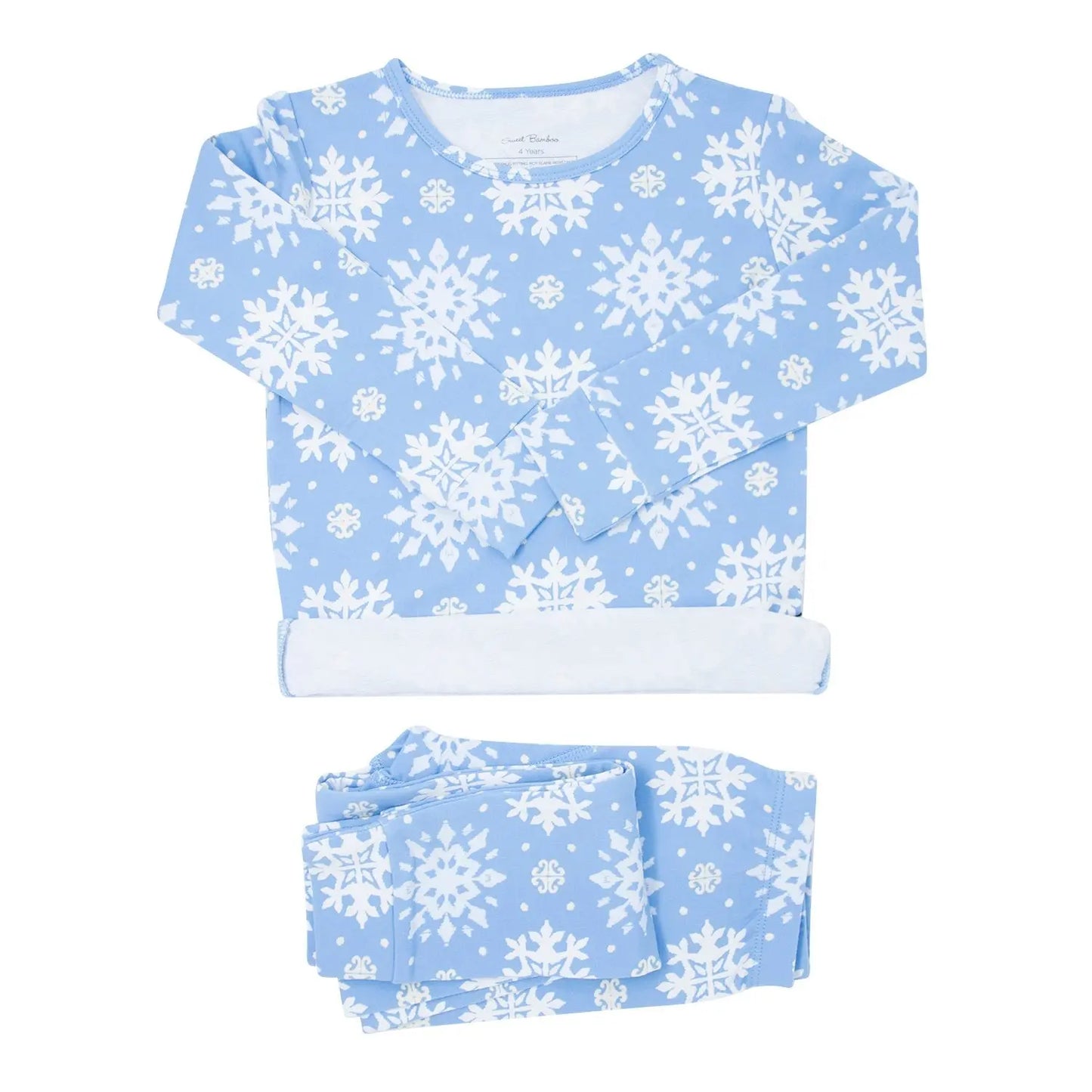 Luxaboo Big Kid Pajama Soft Cotton French Terry Sleepwear for Comfort and Warmth Sweet Bamboo