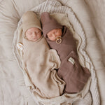 Bleu La La Luxe Collection 100 Percent Organic Cotton Luxury Knit Baby Blanket - Everetts Place Boutique - 