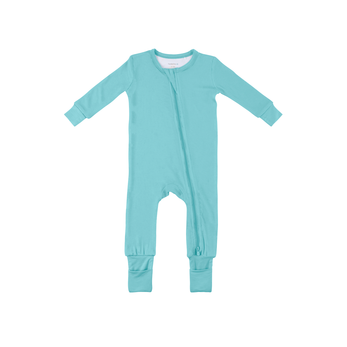Dreamland Baby LuxeWeave Baby Bamboo Pajamas with DreamCuffs for Ultimate Sleep Comfort - 
