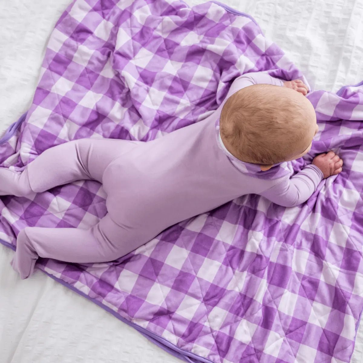 Dreamland Baby LuxeWeave Baby Bamboo Pajamas with DreamCuffs for Ultimate Sleep Comfort - 