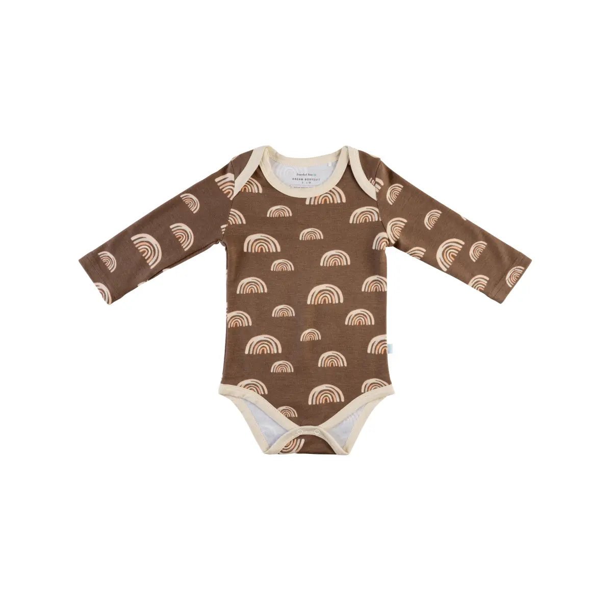Dreamland Baby LuxeWeave Baby Long Sleeve Bodysuit with Moisture Wicking for Infants - 
