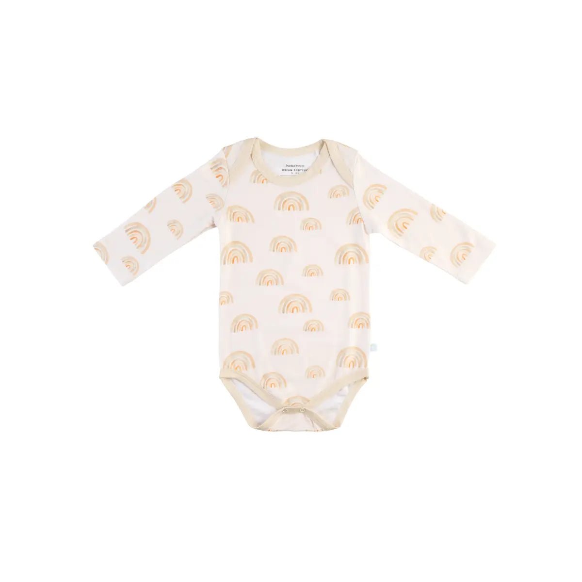 Dreamland Baby LuxeWeave Baby Long Sleeve Bodysuit with Moisture Wicking for Infants - 