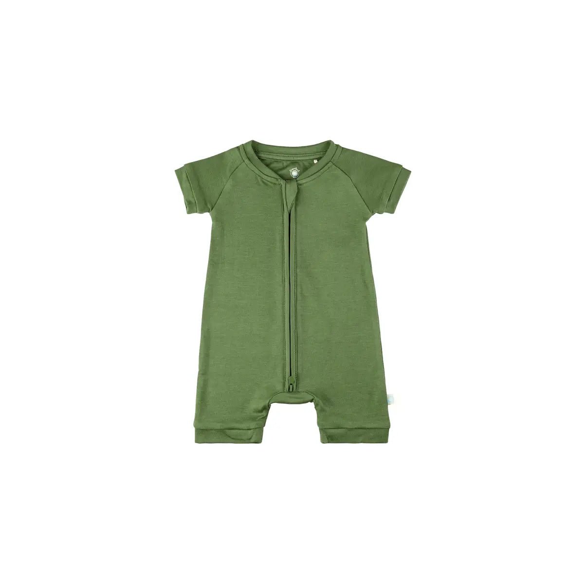 Dreamland Baby LuxeWeave Baby Short Sleeve Bamboo Romper for Softness and Comfort - 