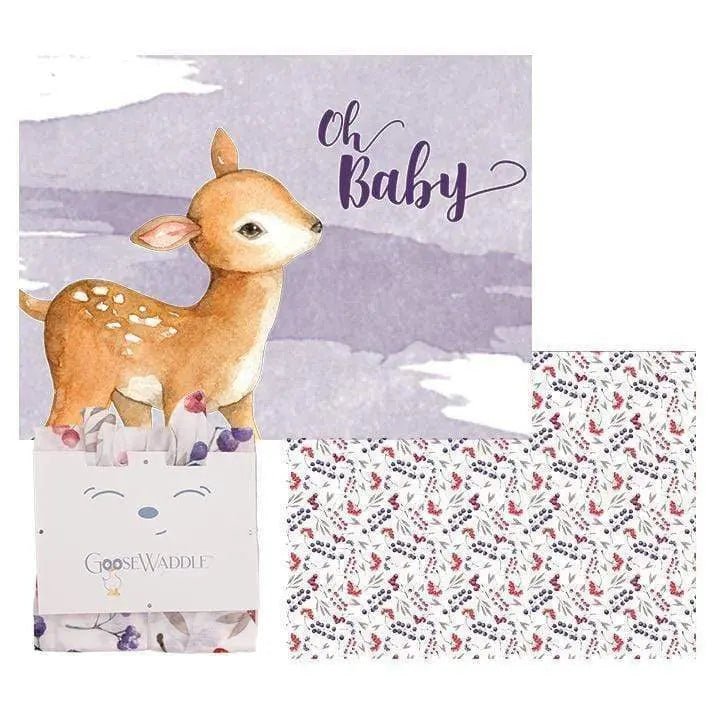 Goosewaddle® | Newborn Baby Blankets Toys Teethers Bibs & More Luxurious Jersey Baby Swaddle Blankets with Soft Comfort