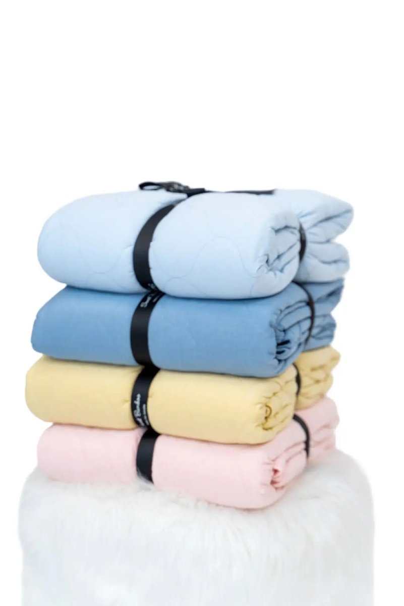 Sweet Bamboo Luxurious Quilted Blanket with Soft Ecolux Fabric for Cozy Bedding - 