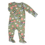 Sweet Bamboo Luxurious Zipper Footie with Two Way Zipper for Comfortable Babies - 