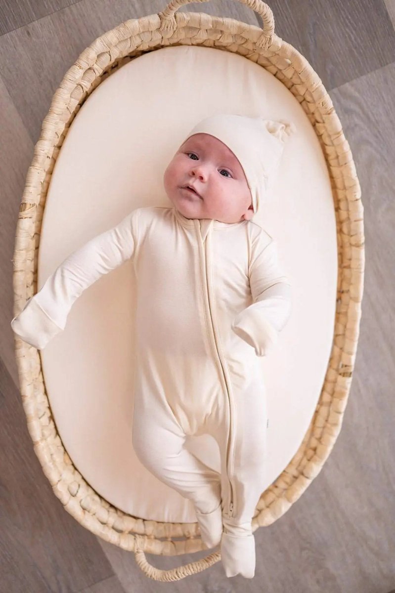 Harp Angel Boutique Luxury Bamboo Viscose Zipper Romper for Soft Comfort in Babies - 