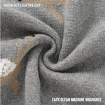 Bleu La La Luxury Cotton Blanket - Deer Knit Swaddle for Newborns - Everetts Place Boutique - 