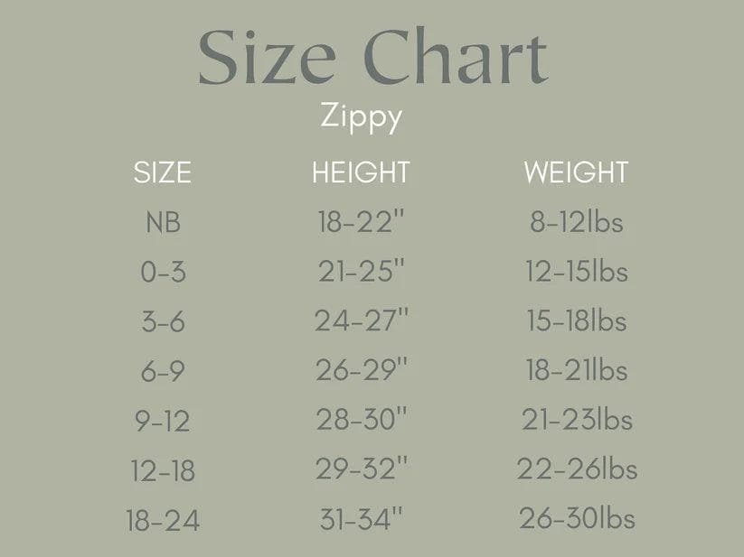 Little Joy Co. M is for Monsters Bamboo Zippy Pajamas - Halloween Baby Boy PJs - 