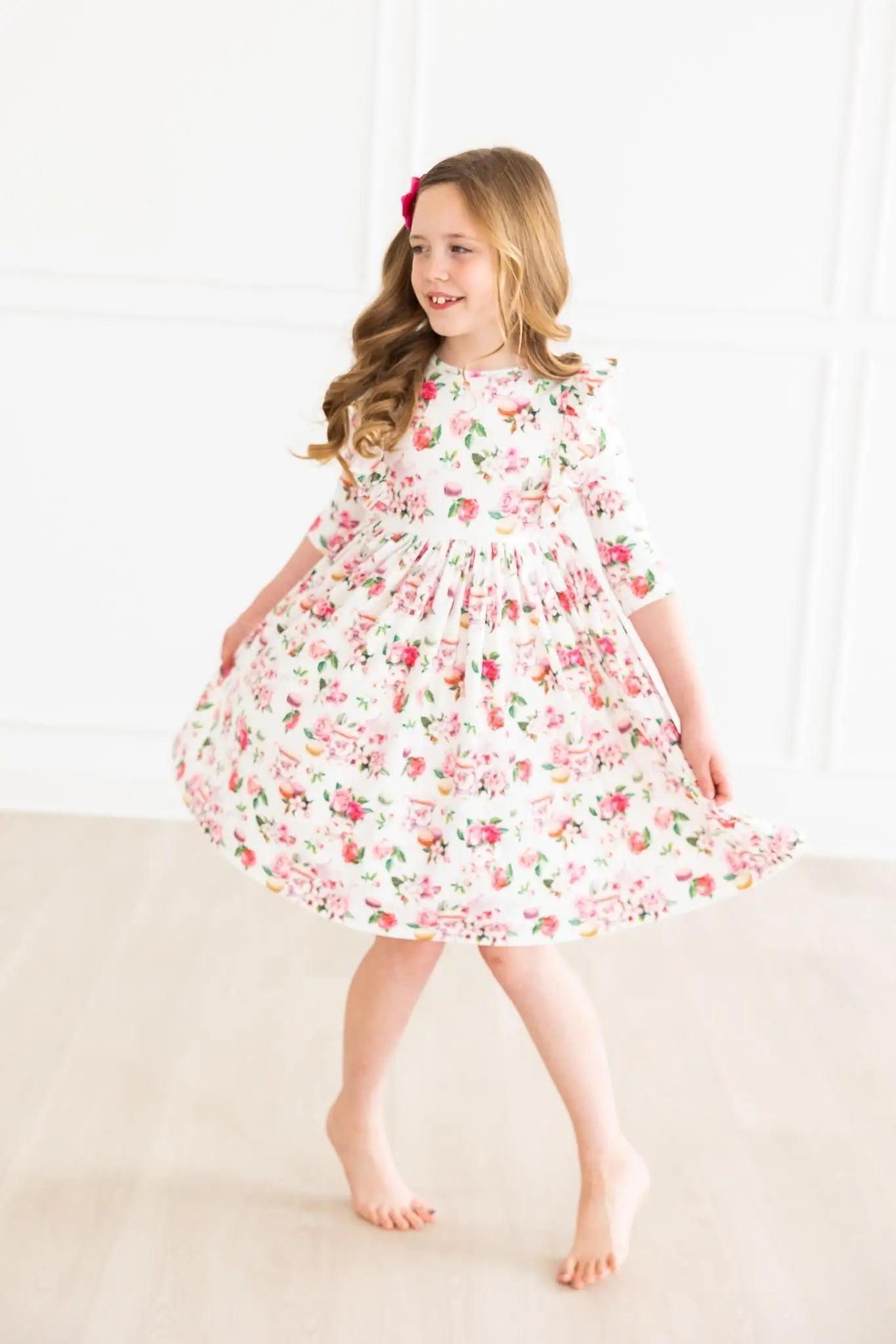 Mila & Rose ® Macarons & Tea Ruffle Twirl Dress - 