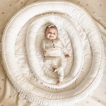 Finn + Emma Macrame Oval Play Mat & Round Play Mat Bundle - 