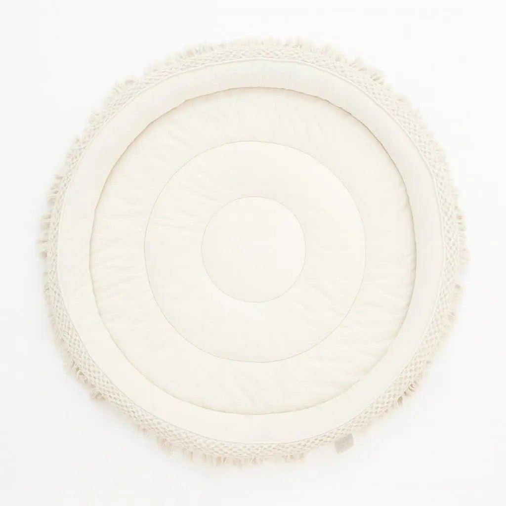 Finn + Emma Macrame Round Play Mat - 