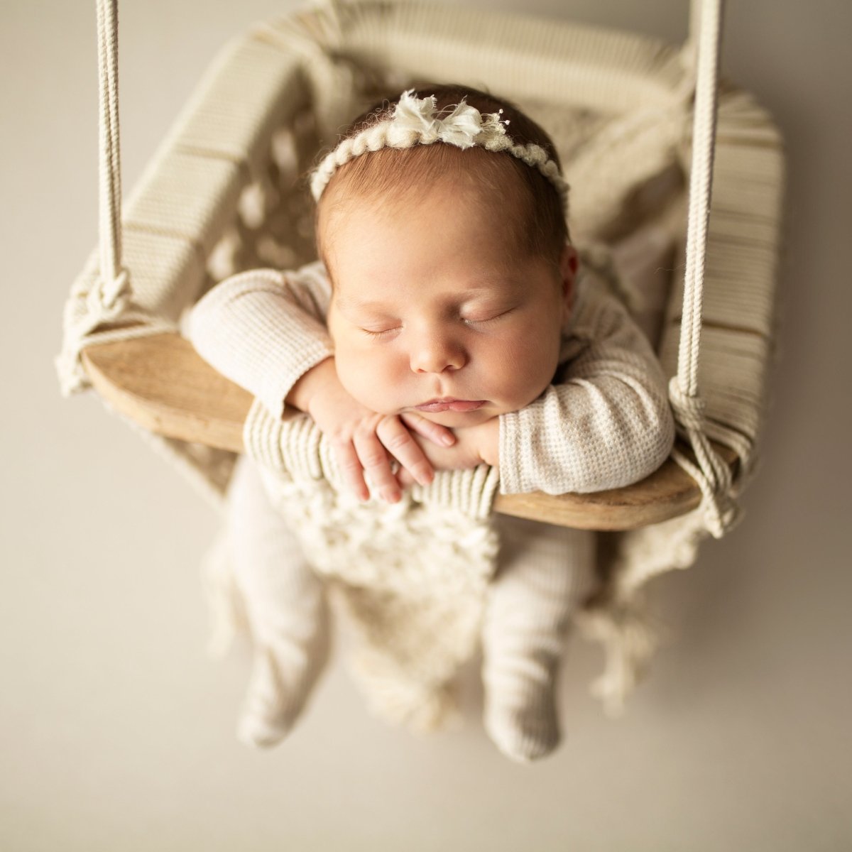 Finn + Emma Macrame Swing & Love Dad Bodysuit Bundle - 