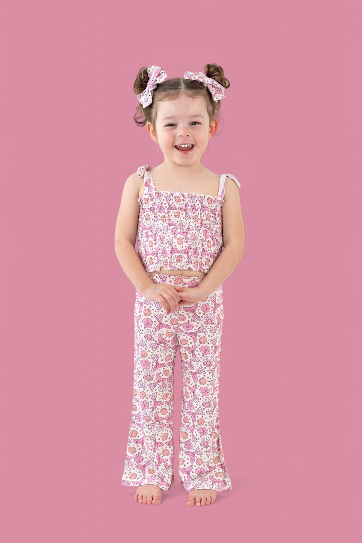 DREAM BIG LITTLE CO MAGICAL MERMAID DREAM SMOCKED FLARE SETEveretts Place