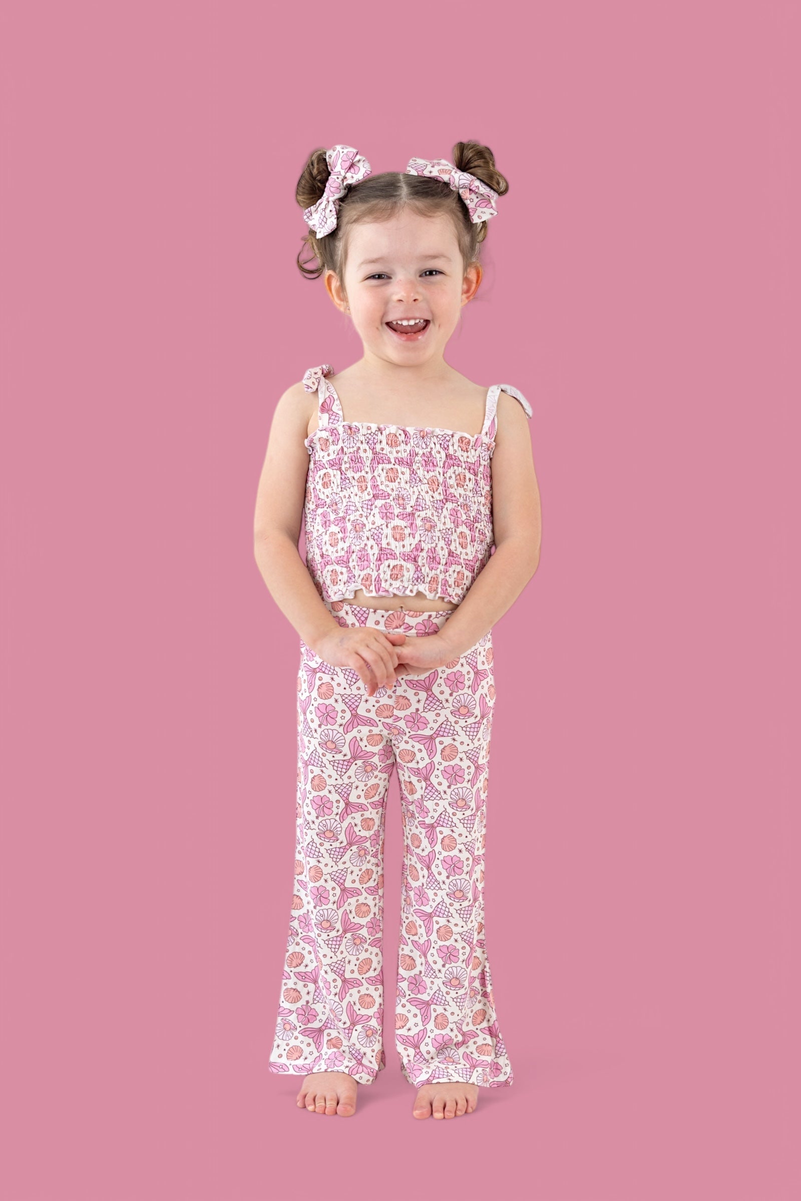 DREAM BIG LITTLE CO MAGICAL MERMAID DREAM SMOCKED FLARE SETEveretts Place