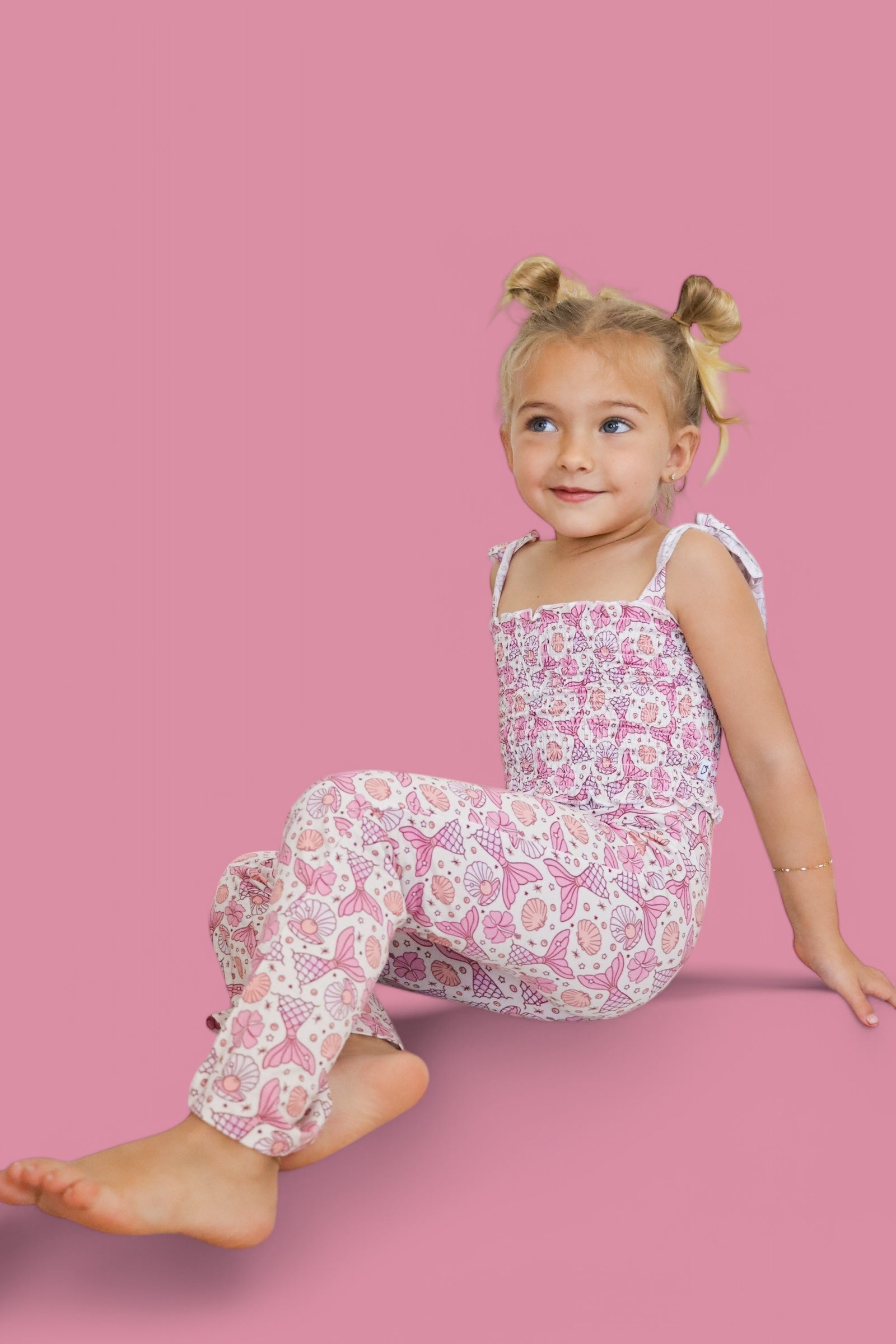 DREAM BIG LITTLE CO MAGICAL MERMAID DREAM SMOCKED FLARE SETEveretts Place