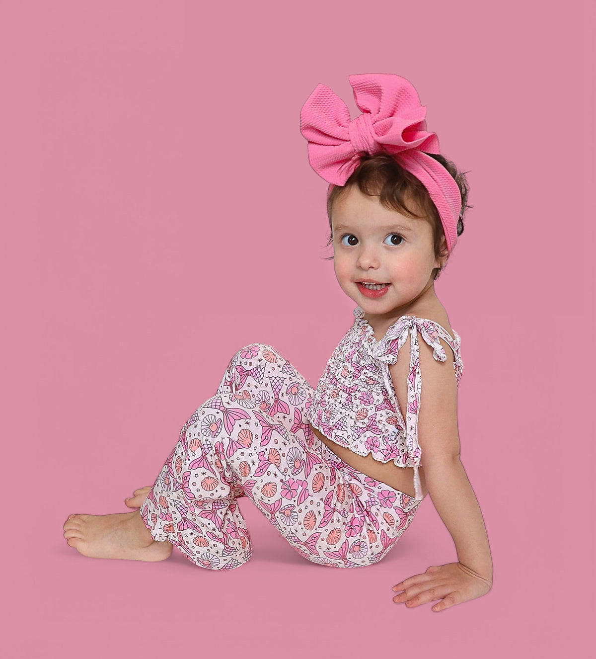 DREAM BIG LITTLE CO MAGICAL MERMAID DREAM SMOCKED FLARE SETEveretts Place