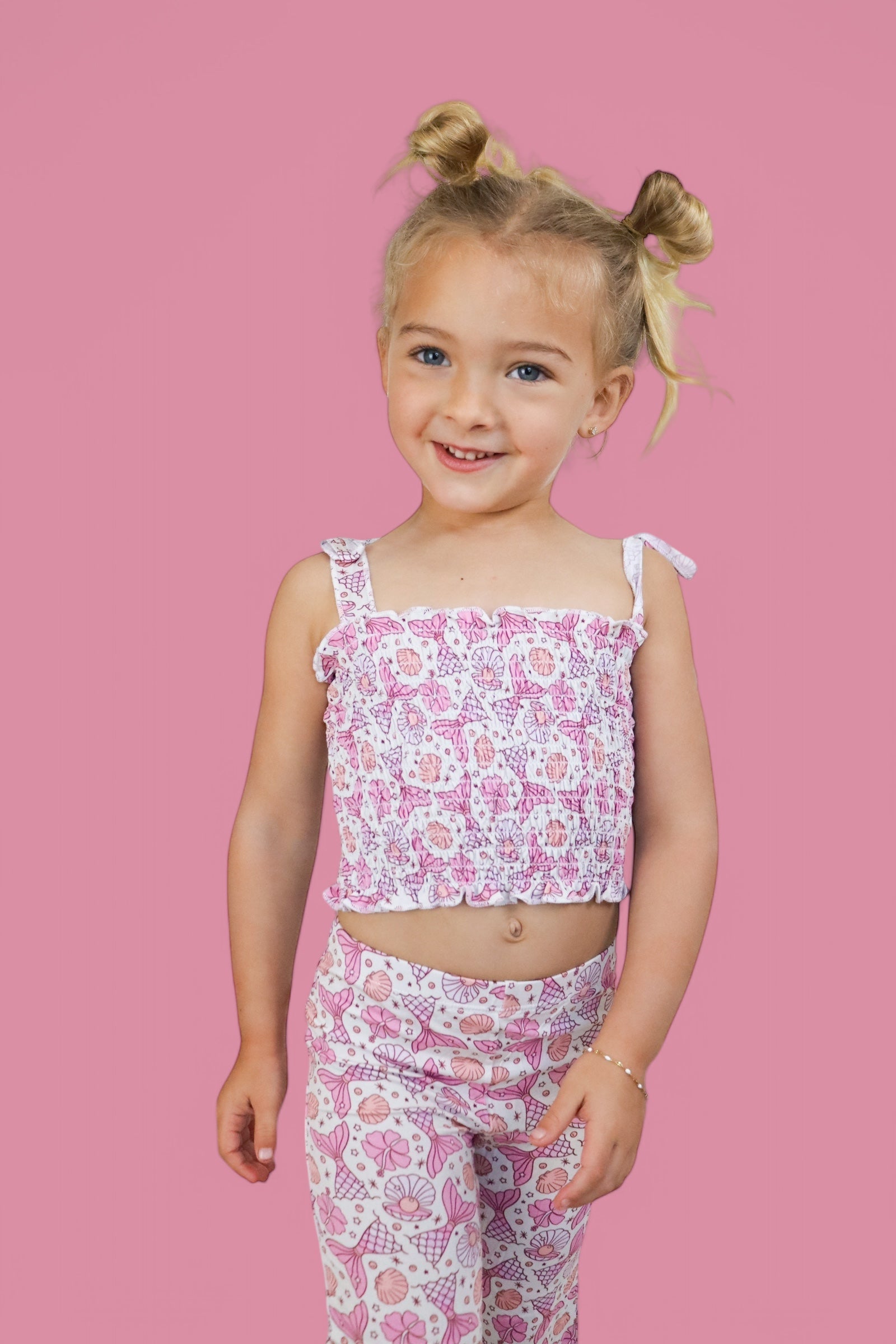 DREAM BIG LITTLE CO MAGICAL MERMAID DREAM SMOCKED FLARE SETEveretts Place