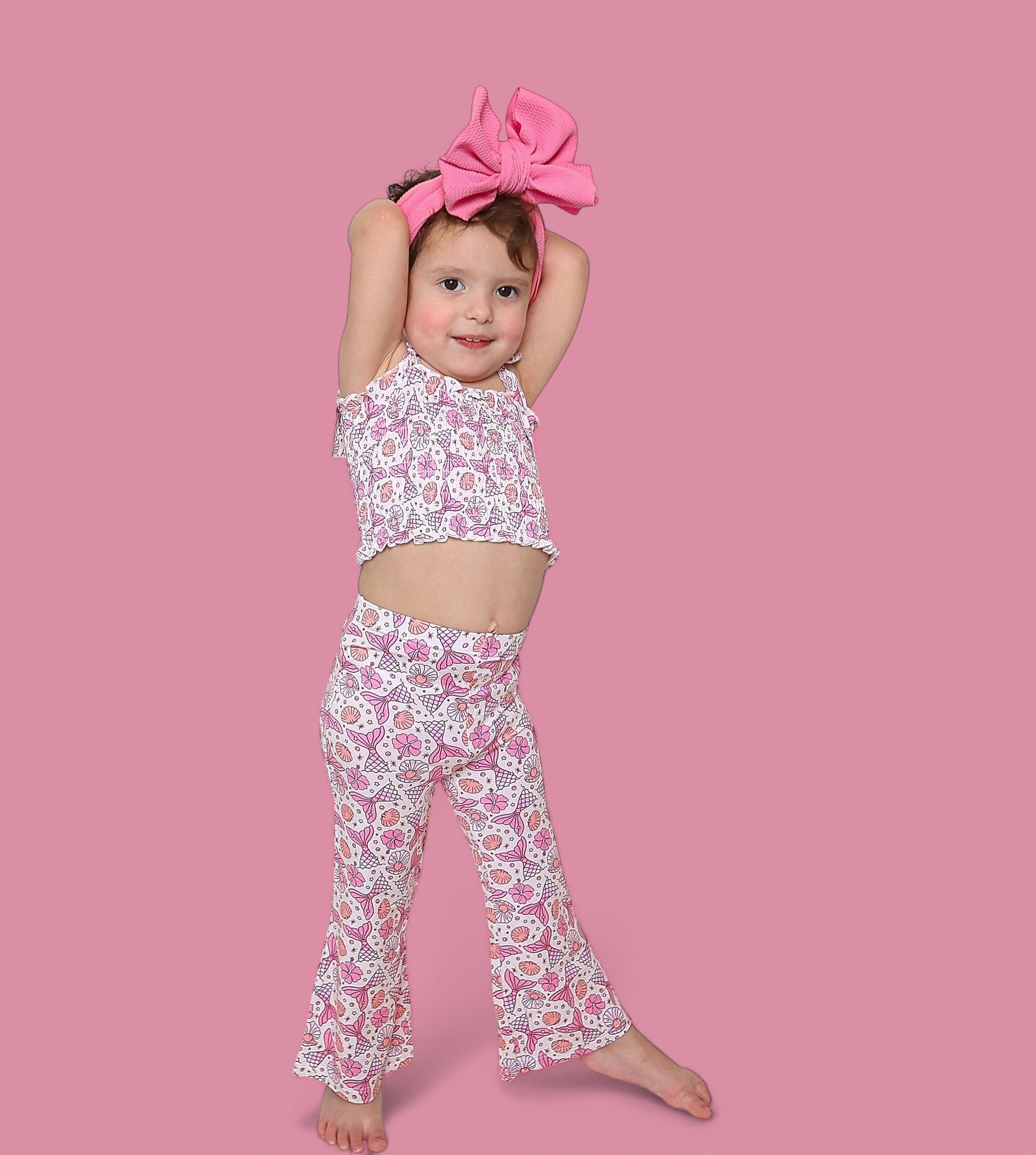 DREAM BIG LITTLE CO MAGICAL MERMAID DREAM SMOCKED FLARE SETEveretts Place