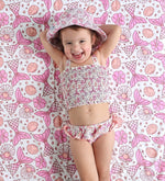DREAM BIG LITTLE CO MAGICAL MERMAID DREAM SMOCKED TANKINI TWO PIECE SWIM SUITEveretts Place