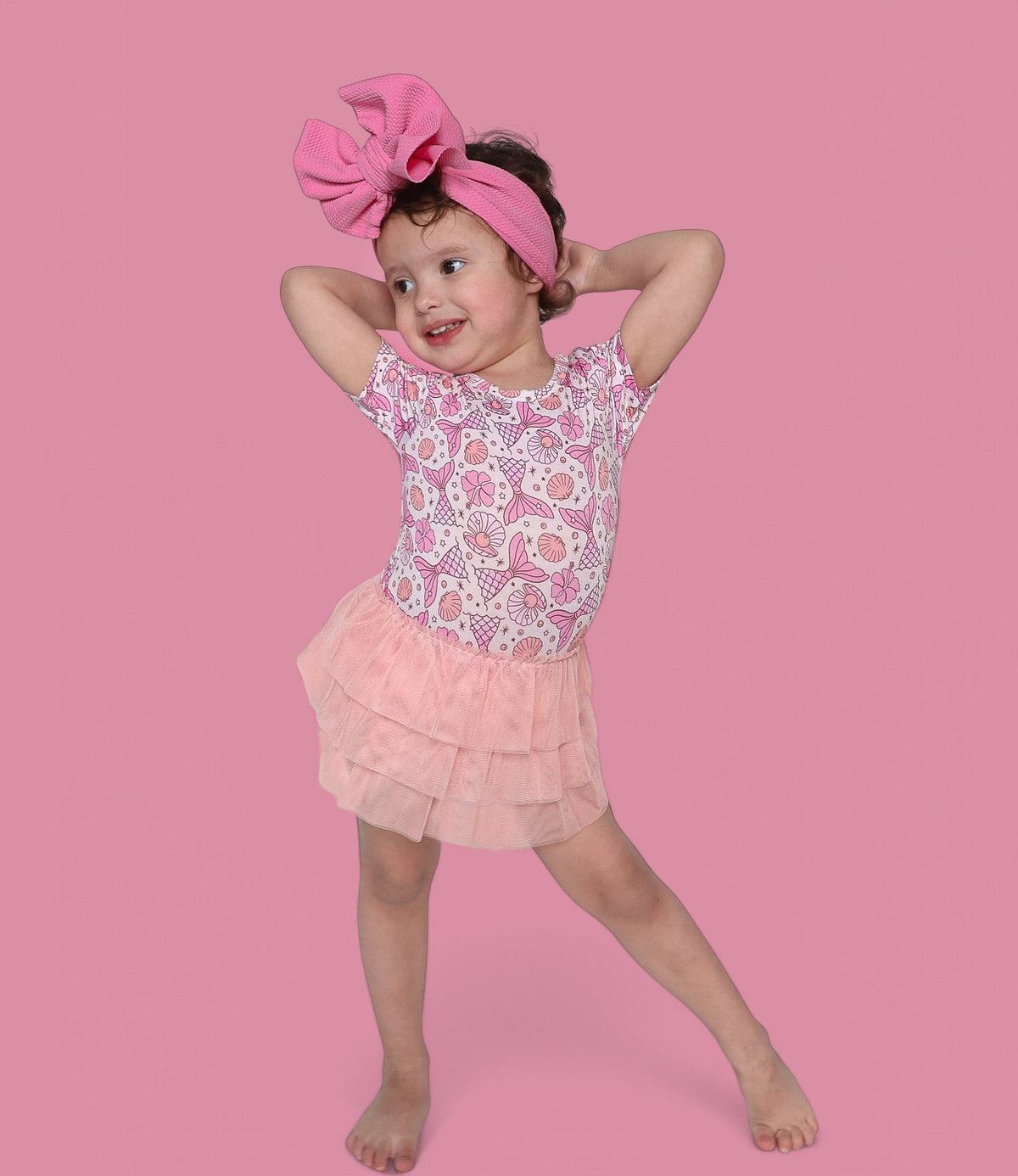 DREAM BIG LITTLE CO MAGICAL MERMAID DREAM TUTU BODYSUIT DRESSEveretts Place