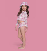 DREAM BIG LITTLE CO MAGICAL MERMAID DREAM TWO - PIECE RASH GUARD RUFFLE SWIM SUITEveretts Place