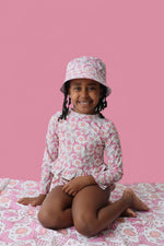 DREAM BIG LITTLE CO MAGICAL MERMAID DREAM TWO - PIECE RASH GUARD RUFFLE SWIM SUITEveretts Place