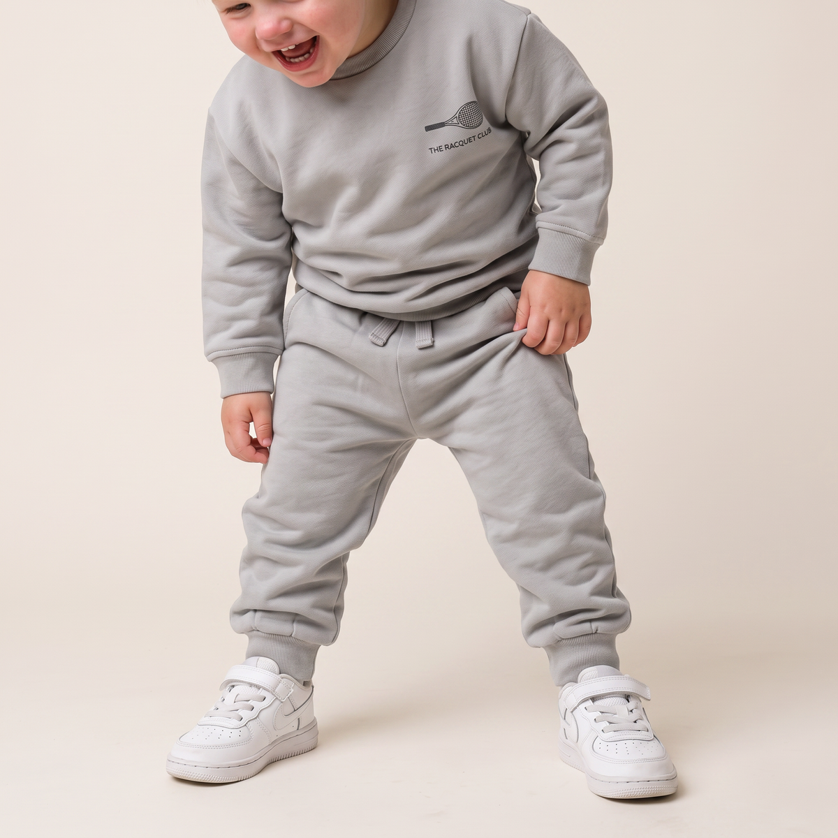 Organic Fleece Jogger Pants - Grey by Makemake Organics