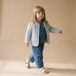 Organic Twill Barrel Pants - Navy by Makemake Organics