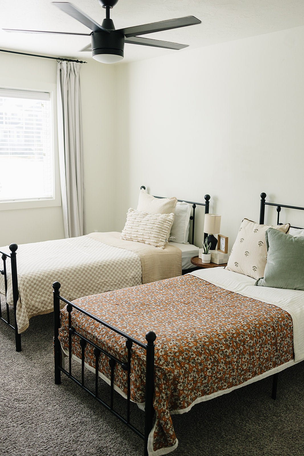 Mebie Baby Magnolia Floral Twin Muslin Quilt - 