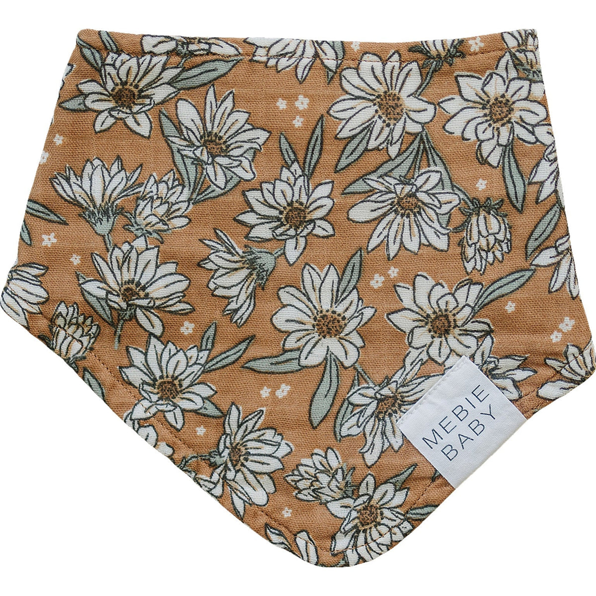 Mebie Baby Magnolia Muslin Baby Bib Soft Absorbent Drool Protection - 