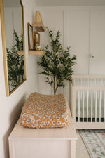 Mebie Baby Magnolia Muslin Changing Pad Cover - 