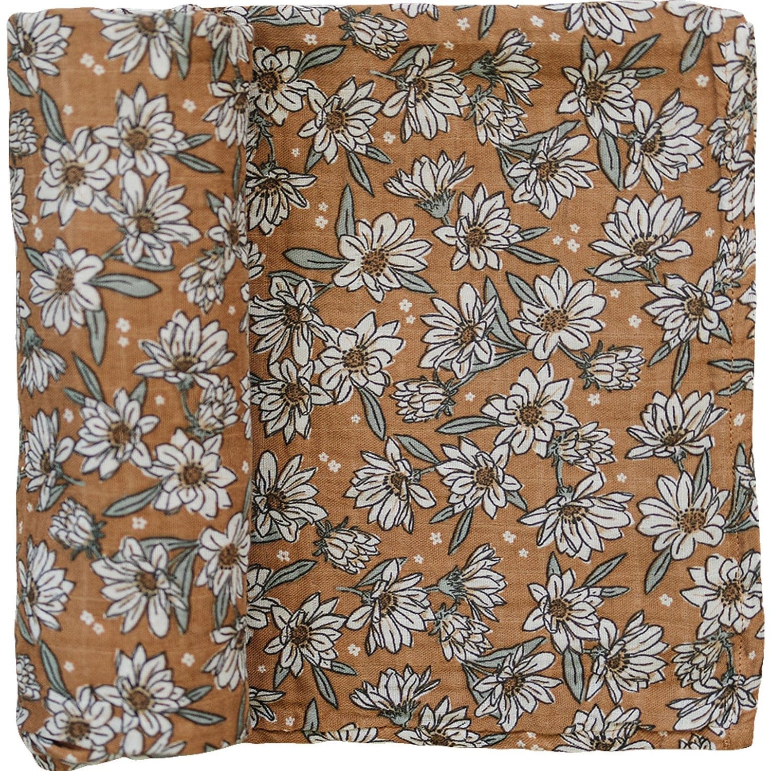 Mebie Baby Magnolia Muslin Swaddle Blanket 100 Percent Cotton By Mebie Baby - 