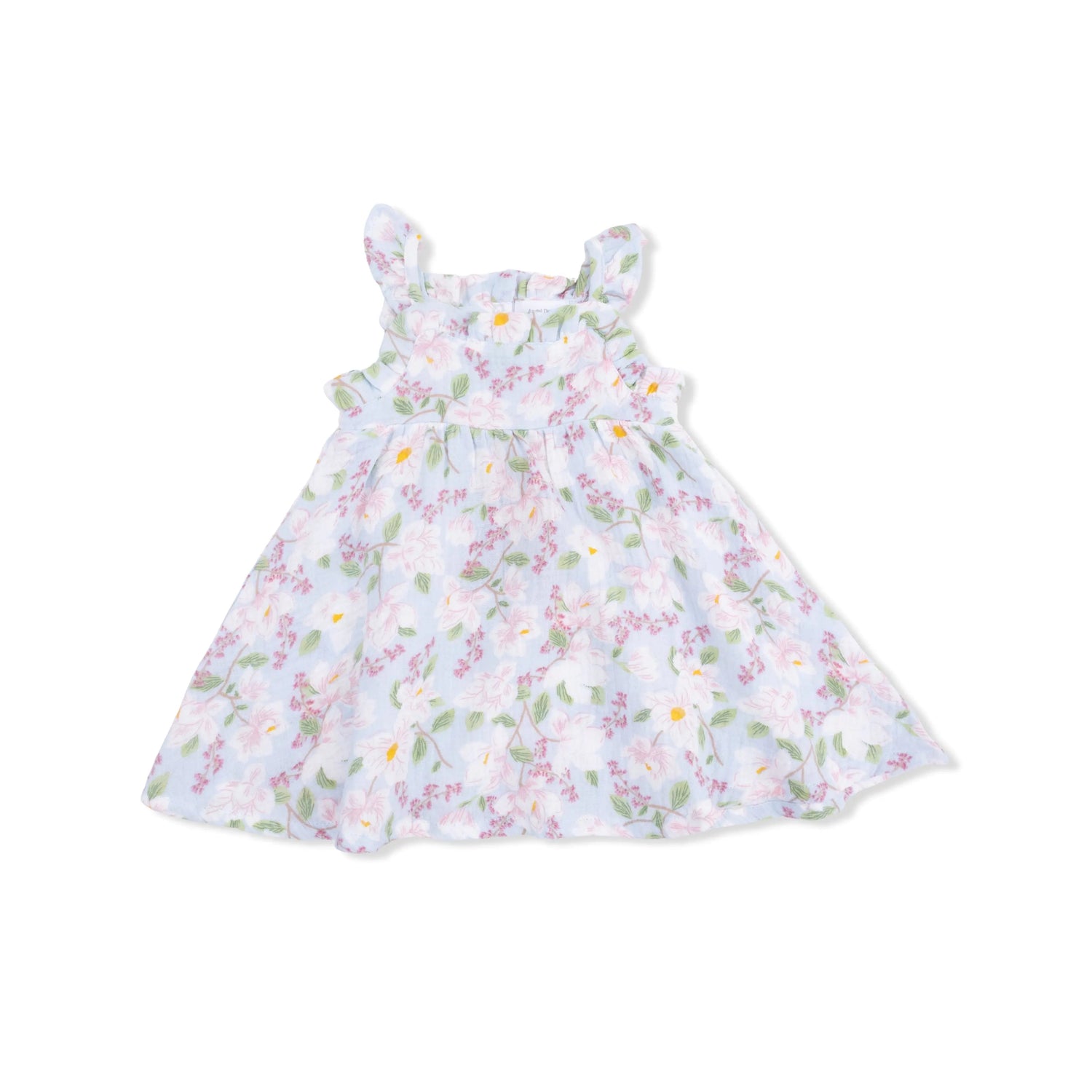 Angel Dear Magnolias - Paperbag Ruffle Sundress with Bloomer - 