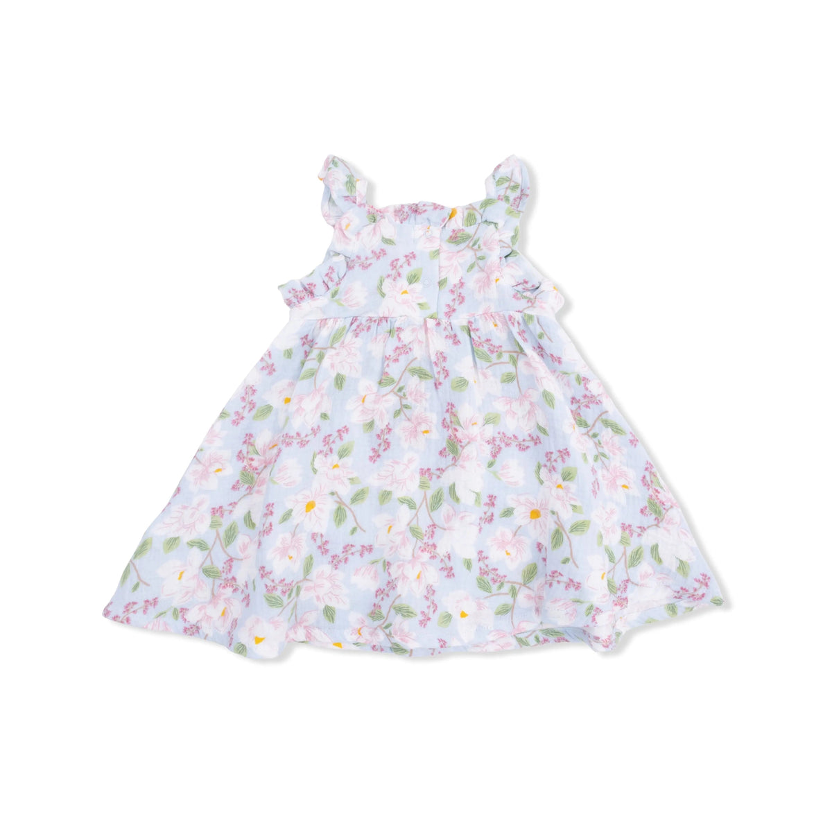 Angel Dear Magnolias - Paperbag Ruffle Sundress with Bloomer - 