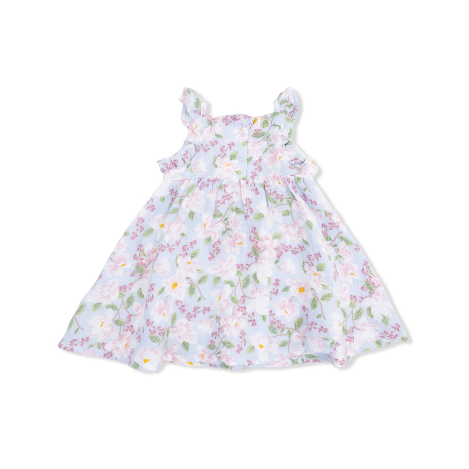 Angel Dear Magnolias - Paperbag Ruffle Sundress with Bloomer - 