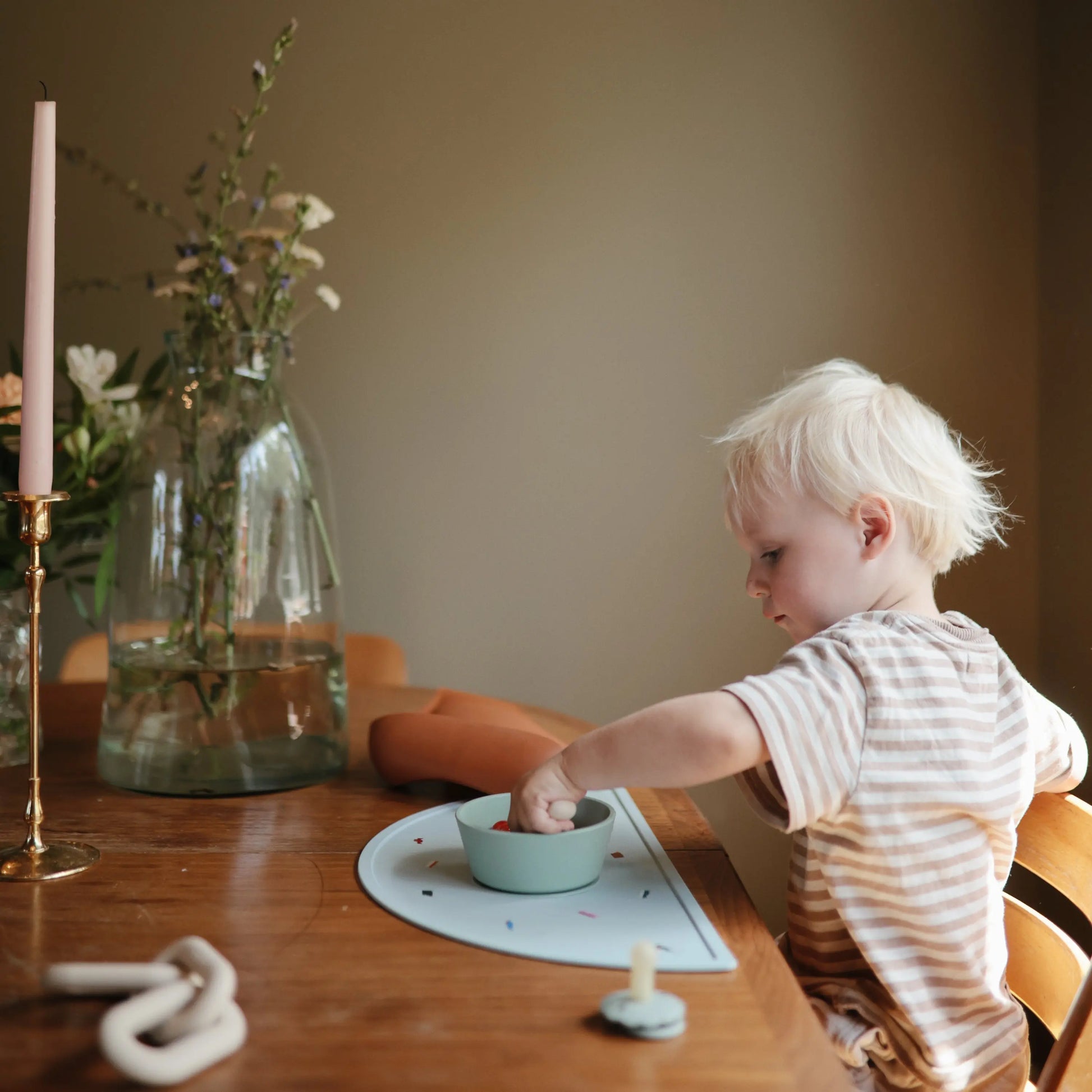 Silicone Placemat for Kids Durable and Easy to Clean Food Grade Silicone Stylish Design Mushie