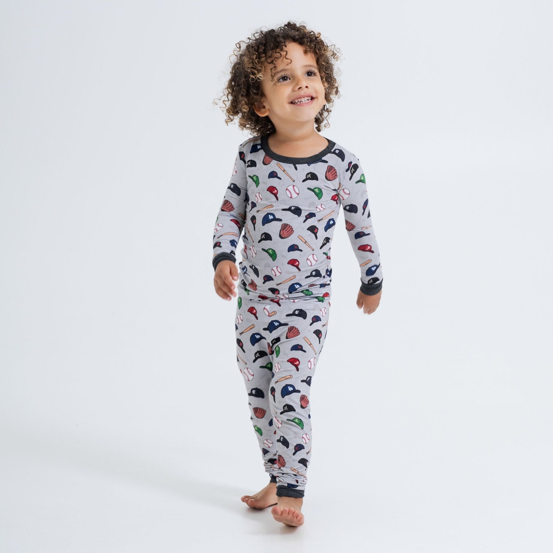 Bam & Stitch Major League Buddies Long Sleeve Pajamas - 