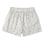 Makemake Organics Makemake Organics Adjustable Tie Up Top And Shorts Set With Floral Tulle For Baby Girls