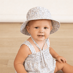 Organic Bucket Sun Hat - Tulle Floral - Hat, Baby & Toddler Clothing, Headgear, Child, Sun hat | Everetts Place