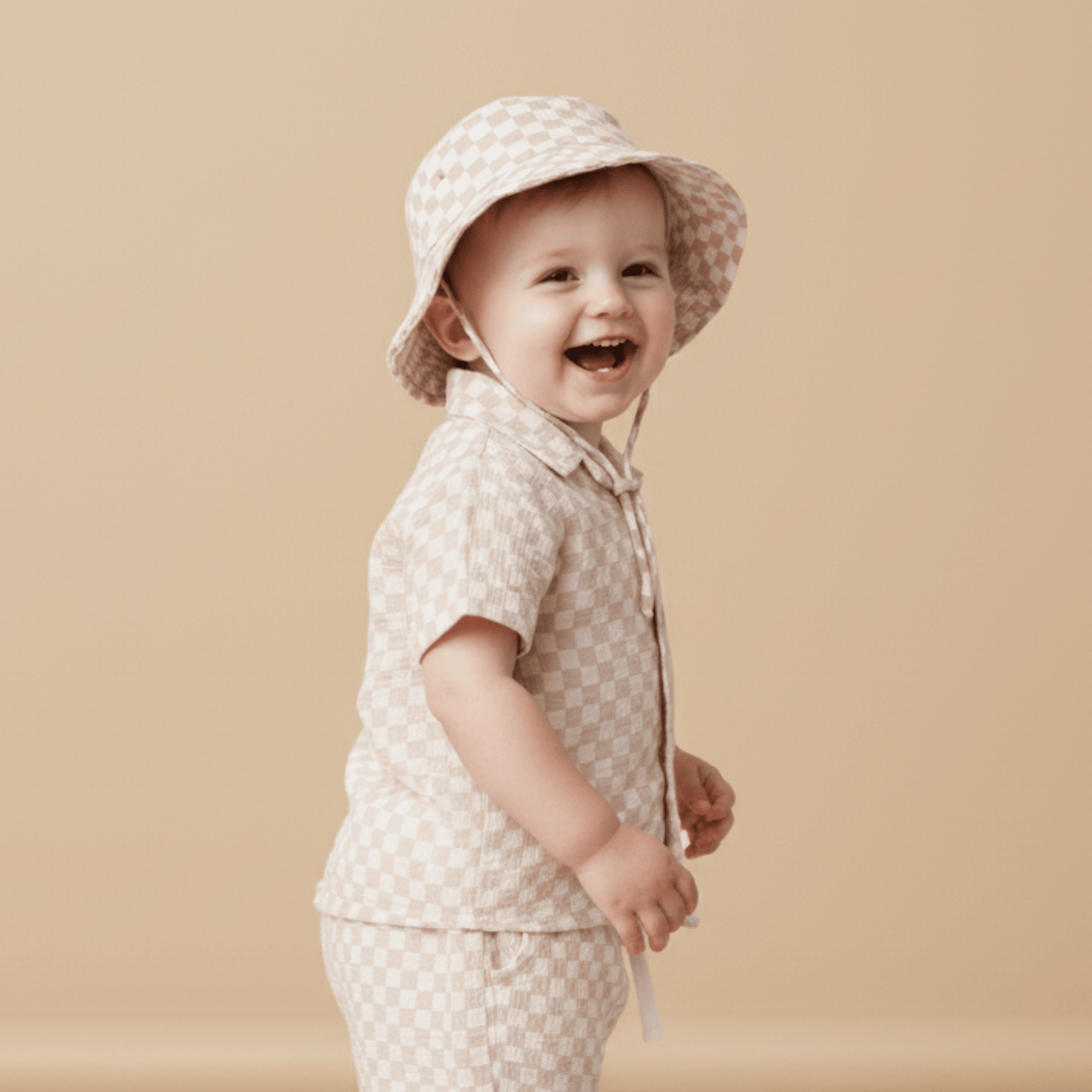 Makemake Organics Makemake Organics Baby Bucket Sun Hat Breathable Organic Cotton For Toddlers With Wide Brim Sun Protection
