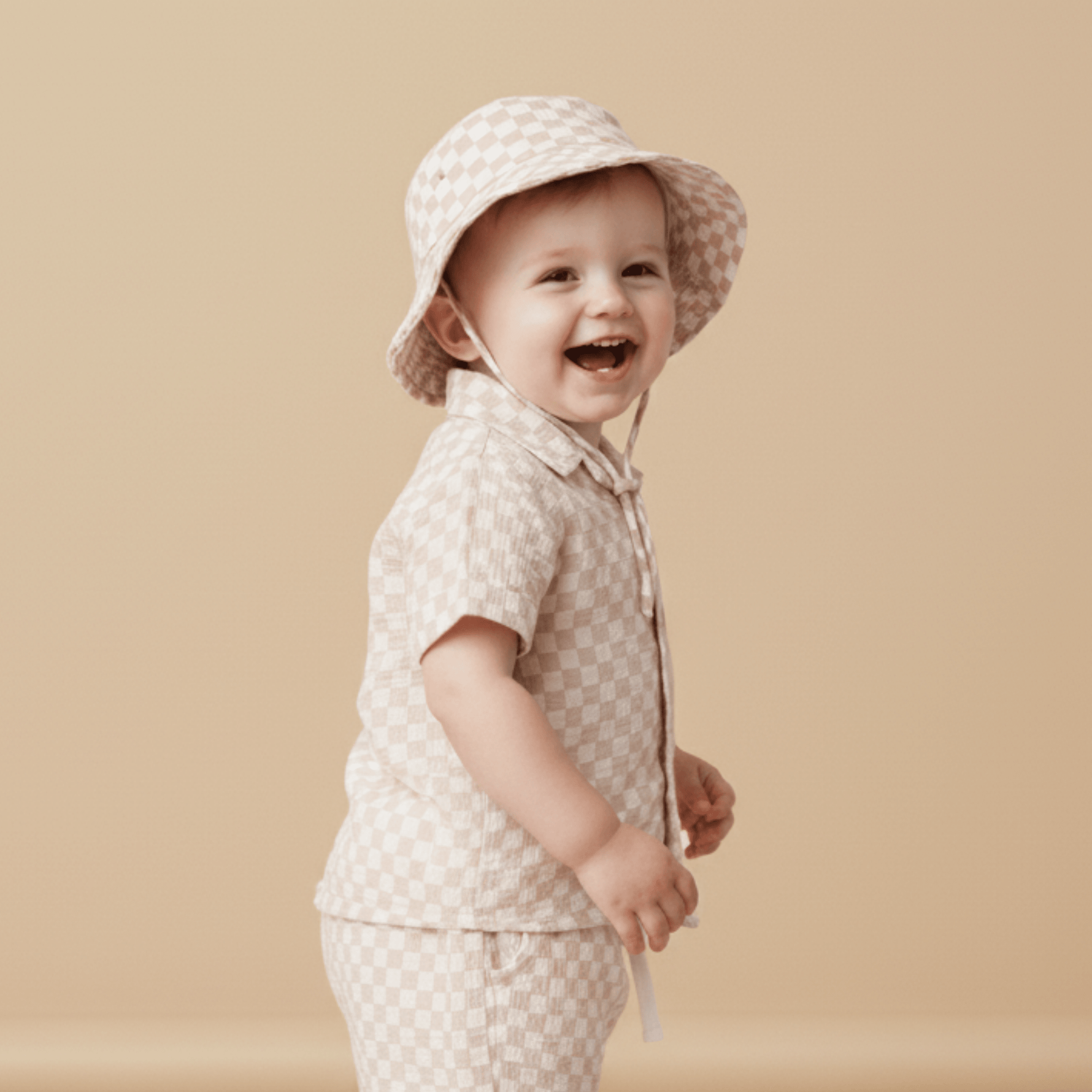 Makemake Organics Makemake Organics Baby Bucket Sun Hat Breathable Organic Cotton For Toddlers With Wide Brim Sun Protection