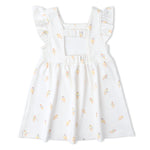 Makemake Organics Makemake Organics Baby Dress Cutout Back Ice Cream Print Breathable Interlock Fabric