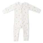 Makemake Organics Makemake Organics Baby Romper Two Way Zip Lemons Print