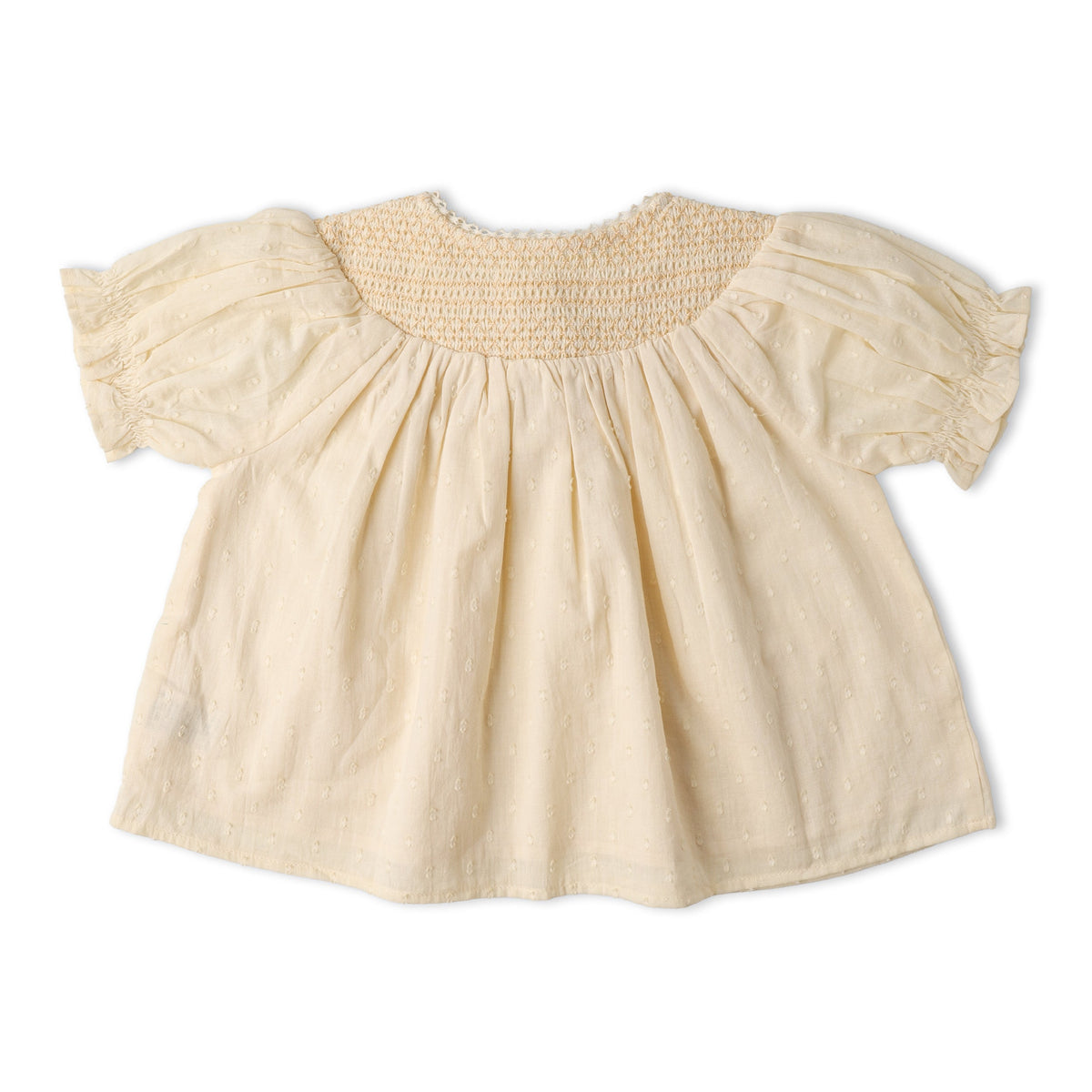 Makemake Organics Makemake Organics Baby Smocked Top And Shorts Set With Embroidered Pocket Soft Organic Cotton